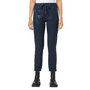 Hudson Jeans Coated Zipper-cuff Utility Jogger Pants In Pageant Blue Co